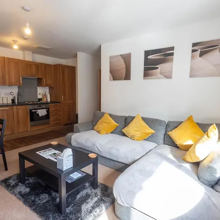 아파트 Stylish 2br Flat - Free Gym - Contractors